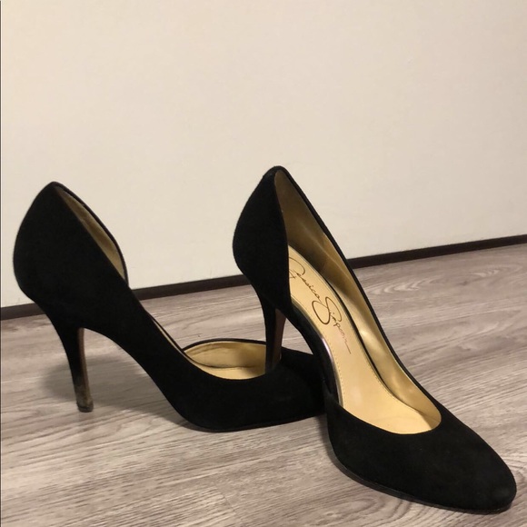 Jessica Simpson Black Heels - Picture 1 of 1
